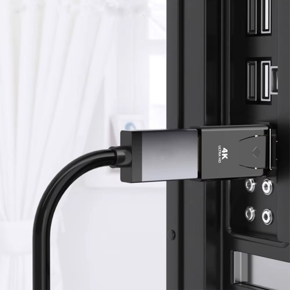 Transform Your Setup: 4K DP to HDMI Adapter for Stunning Video & Audio on Your HDTV!